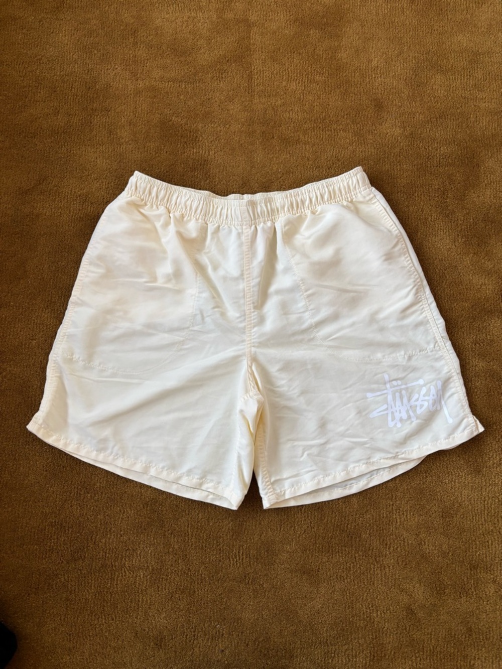 Stussy Big Basic Water Short - Cream